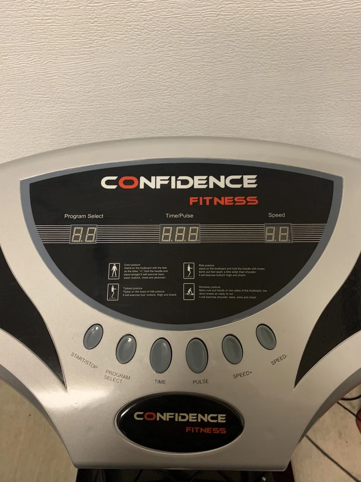 Confidence Fitness Máquina Entrenadora de Placa de Vibración para Todo el Cuerpo con Correas para el Brazo Foto 3 de 4