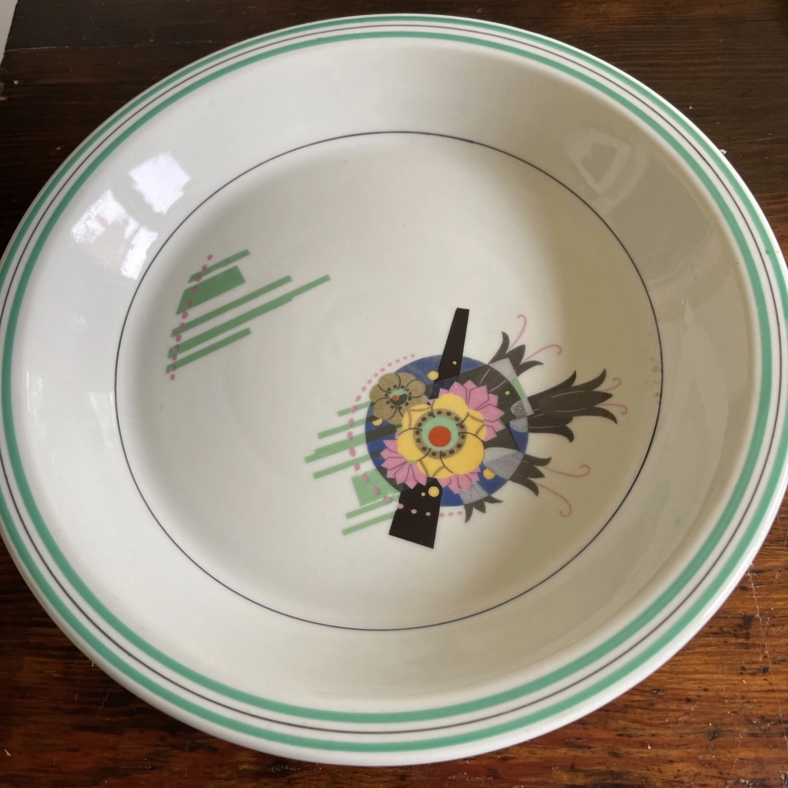 Vintage Fraunfelter Farberware Art Deco Pie Plate Dish 1930’s