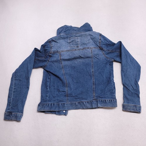 Mudd Girls Casual Button Up Long Sleeve Denim Jacket Girls Size 16 Blue - Picture 8 of 8