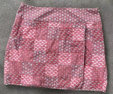 Vineyard Vines Women Fish-Anchor-Sea Print Patchwork Nautical Beach Skirt Size 6