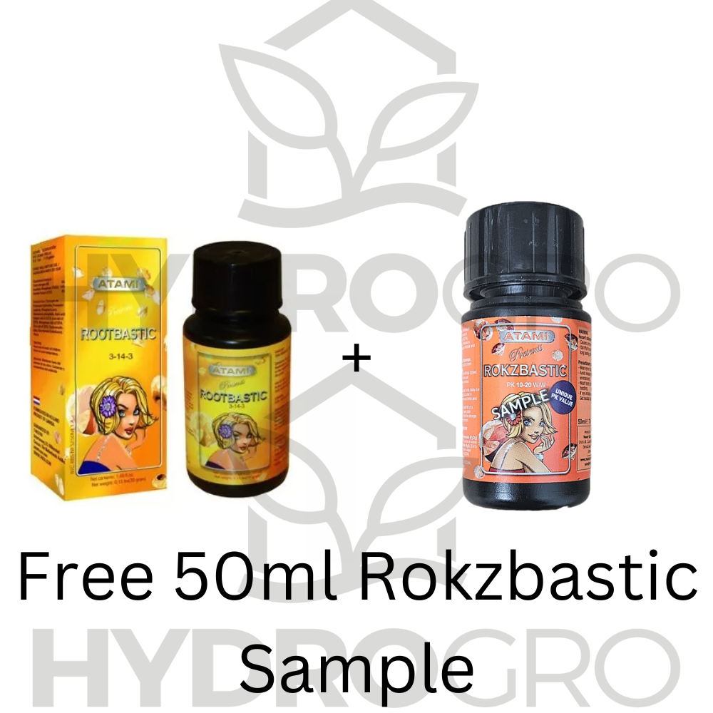 ATAMI Rootbastic 100ml Root Stimulant Hydroponics + Free Rokzbastic 50ml Sample