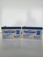 2( Two) Power-Sonic PS-1270 12V 7Ah Rechargeable Lead - Acid  Acid Batteries .