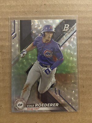 2019 Bowman Platinum Wal-Mart Top Prospects Icy Foil Cole Roederer #TOP-98