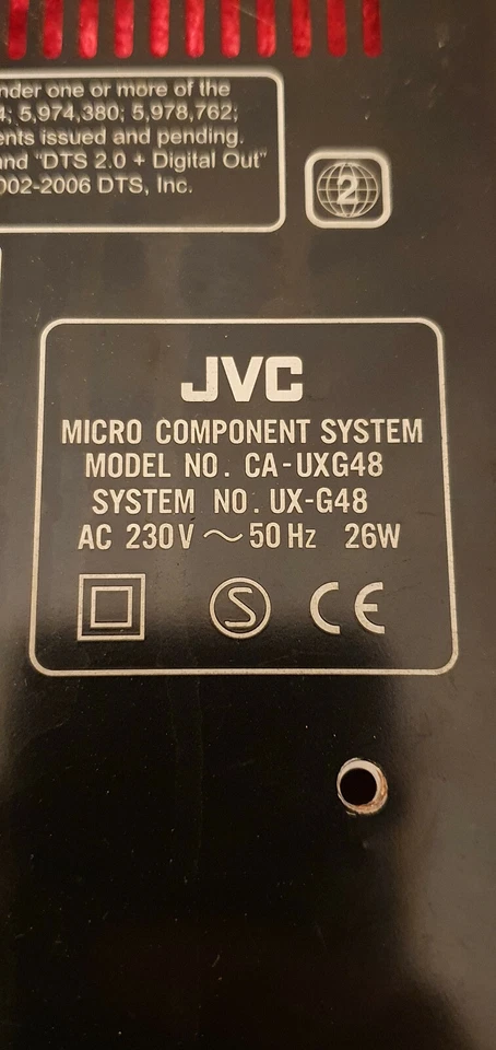 PLACA ENTRADA AUXILIAR GVA10158-A3 USB CADENA MÚSICA JVC  UX-G48 Pbf Gci1V0 94V- - Immagine 4 di 4