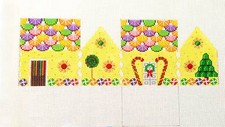 SP.ORDER Fruit Slices 3-D Gingerbread House HP Needlepoint Canvas Susan Roberts