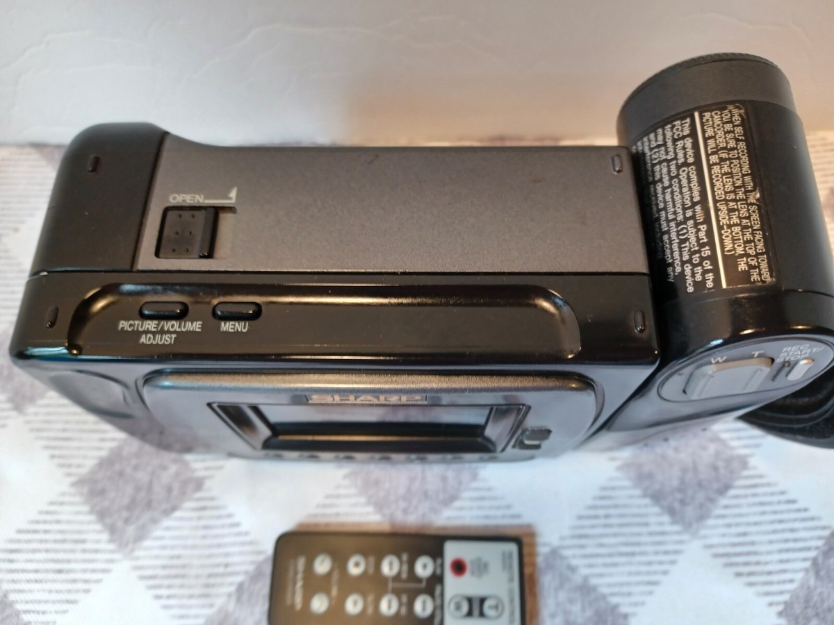 SHARP Video8 VIEWCAM VL-EL300 ① Sharp VL-E36U 8mm Viewcam 8 Liquid Crystal Video Camera Camcorder