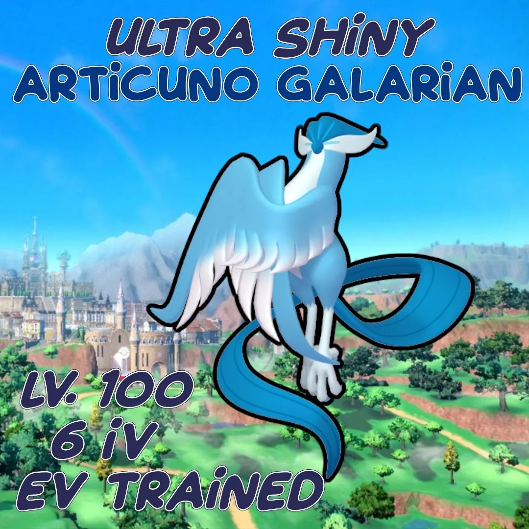 Pokemon Sword and Shield Articuno 6IV-EV Trained