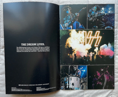 KISS ON TOUR Destroyer版 ツアーパンフ KISS Destroyer 45th Anniversary Deluxe Boxset Tour book Program