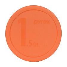 Pyrex 323-PC 8.5" Round Orange Lid Cover for 1.5qt/1.4L Glass Mixing Bowls