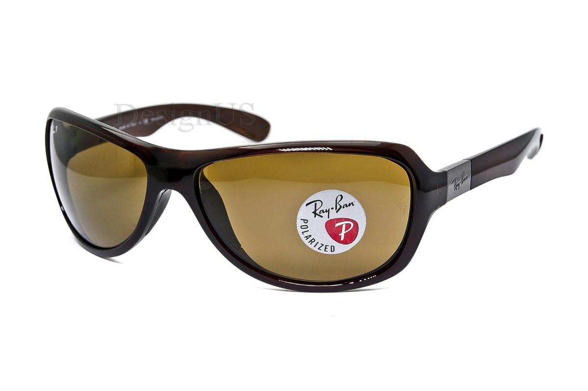 Ray Ban RB 4189 714/83 Brown Polarized size 64/16 Made in Italy