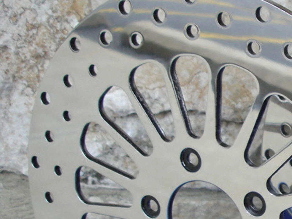 11.5 00-07 HARLEY BAGGERS FLT  FRONT PR DNA SUPER SPOKE BRAKE ROTORS FREE BOLTS - Image 3 of 4