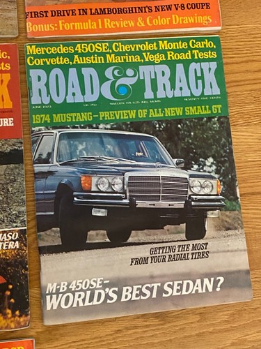 1973 Road & Track Magazine Lot of 10 Jan-Dec Jaguar Fiat Pantera Porsche Race - Foto 7 di 11