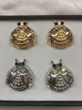 Ladybug Adjustable Children's Or Adult Rings-12 Total. Gold  Silver