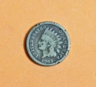 1863- Indian Head Penny Cent #P07937