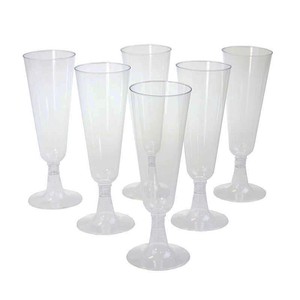 disposable flutes 125ml champagne glasses wine plastic cup glass