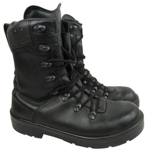 GERMAN ARMY BLACK PARA BOOTS MENS 