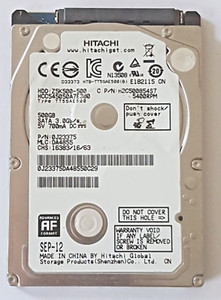 500 GB SATA Hitachi CinemaStar HCC545050A7E380 5400rpm 8MB HDD 2.5" Festplatte