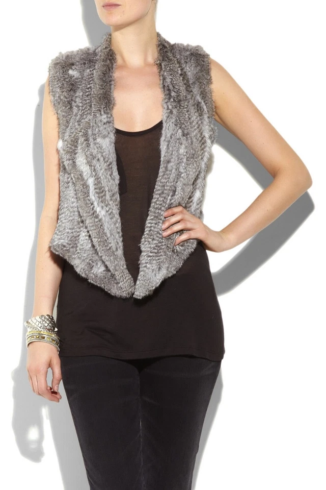 COLETE REX DE MALHA DE PELE ANTIK BATIK TAMANHO XS - Imagem 2 de 4