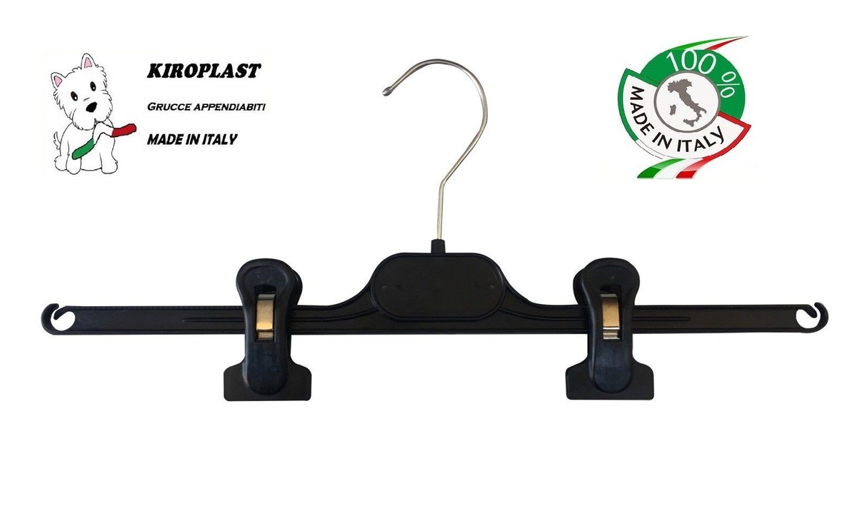 40x Clipbügel Klammerbügel Hosenbügel Kleiderbügel Bügel Rockbügel