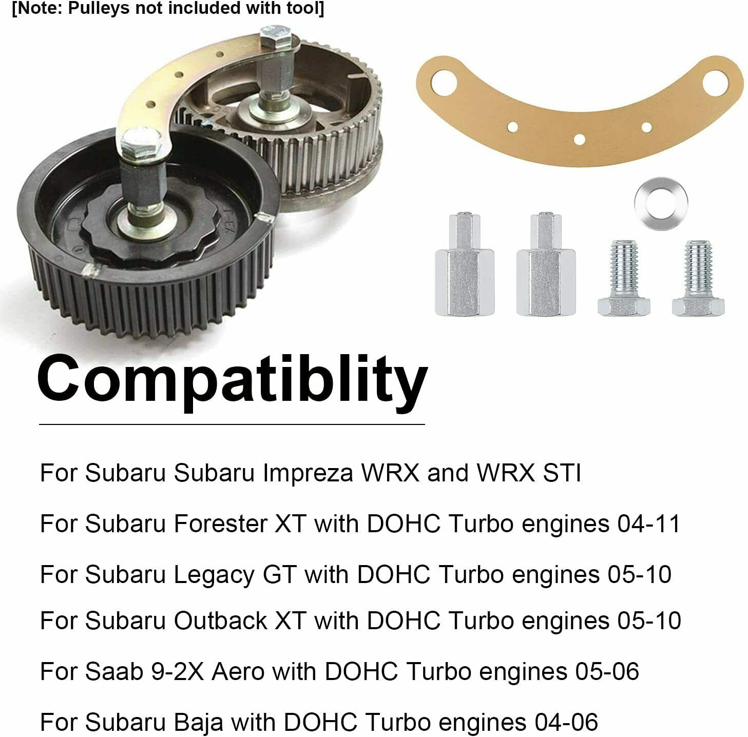 Cam Gear Lock/Camlock Tool Wrench Holder Kit For Subaru Impreza WRX and