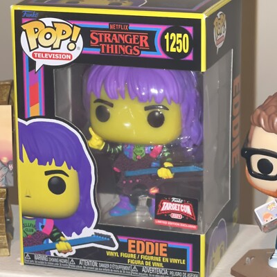 Funko Pop! Stranger Things Eddie #1250 (Blacklight) (Target Con