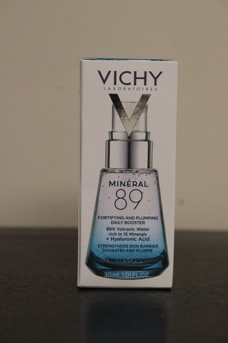 NEW Vichy Mineral 89 Hyaluronic Acid Plumping Serum Daily Booster 1.01 oz 12/25+ - 第 1/6 張圖片