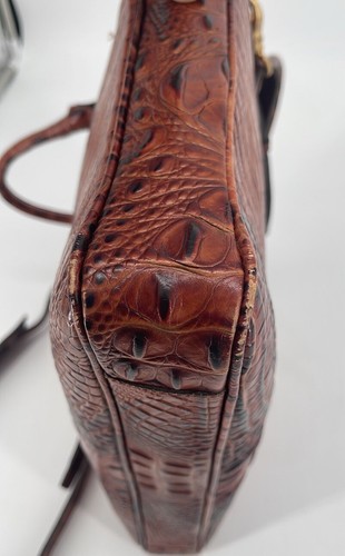Brahmin Pecan Melbourne Laptoptasche Kroko Muster - Bild 7 von 16