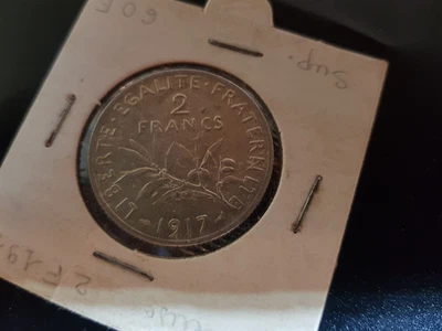2 francs semeuse 1917 SUP - Photo 1/2