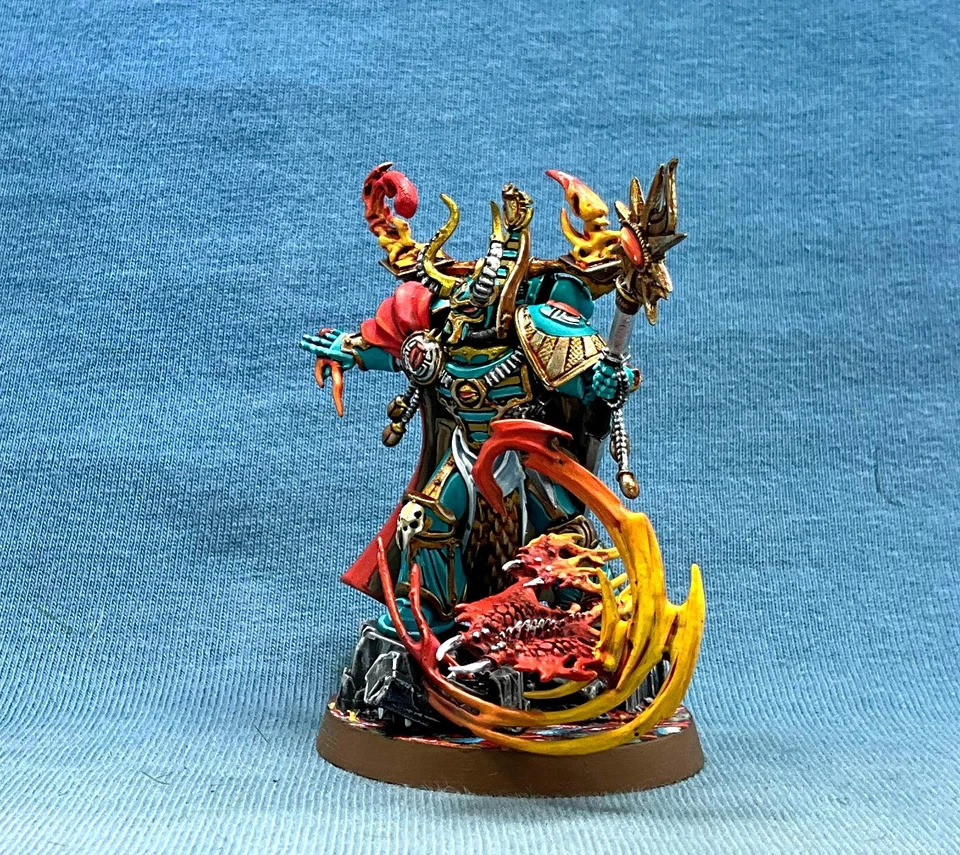 Warhammer 40K Painted Chaos Space Marines Evil Space Wizard of Change CSM085 - Image 2 of 4