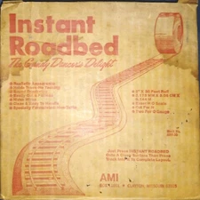 HO Scale Instant Cork Rubber Roadbed 2" x 30ft Brand New In Box