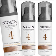 Nioxin System 4 Scalp  Hair Treatment 1.4oz/40ml - Pack of 3