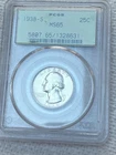 1938 S Washington Quarter PCGS MS-65 Old Green Holder - White/Nice Luster