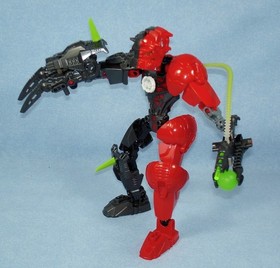 Hero Factory 6218 SPLITFACE &nbsp;- Complete Lego Bionicle Figure with All Weapons