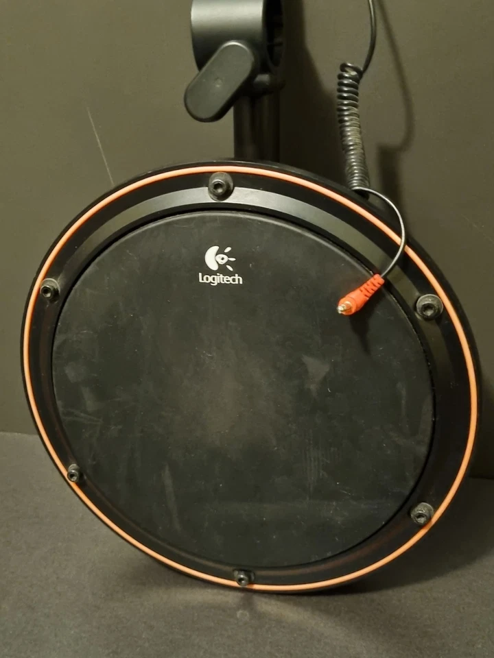 Logitech Guitar Hero Drum Pad Orange Tested Wii PlayStation 2 3 Xbox Rare VGC - Image 2 of 4