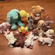 Ty Beanie Babies Easter Spring Bundle 11 Babies  3 Buddy