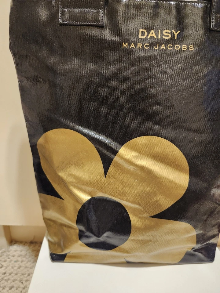 Marc Jacobs «DAISY» черный/золото с покрытием холст с подкладкой сумка с короткими ручками - Изображение 3 из 4