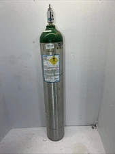 USED Medical Aluminum Oxygen Catalina Size ME Cylinder Tank 24cf 25.4" bottle