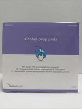 Cardinal Health Alcohol Prep Pads Exp:12/2025