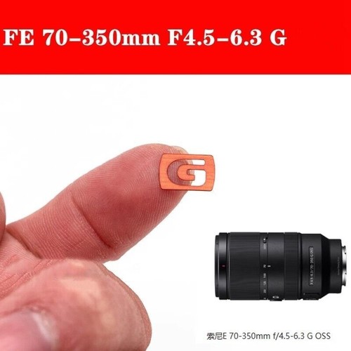 DIY SONY noir G à rouge GM Master étiquette objectif accessoire G Master étiquette métal - Photo 14/48