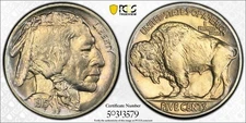 1915 Buffalo Nickel PCGS MS64 Gold Shield Label