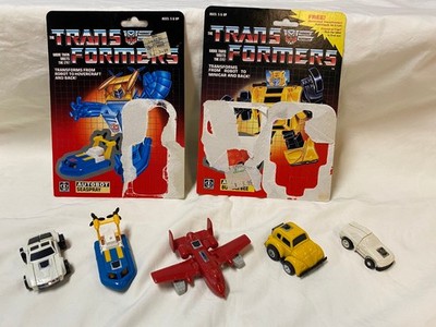 Transformers G1 Mini Vehicles - Bumblebee, Seaspray, Powerglide, Tailgate, FX-1