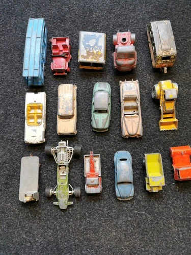 Job Lot Vintage Die Cast Corgi, Dinky & Lesney Vehicles - Collection