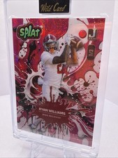 RYAN WILLIAMS 1/3 Wild Card Splat Card Alabama WR ULTRA RARE Numbered Parallel