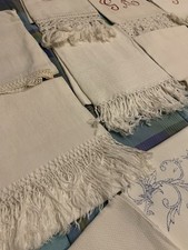 Biancheria Della Nonna Asciugamani Con Frange