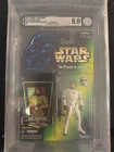 Star Wars Kenner Vintage Luke Stormtrooper POTF2 Green Card AFA 8.0