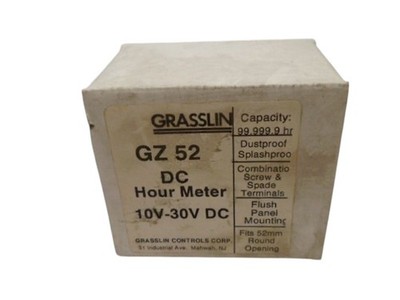 GRASSLIN GZ52 HOUR METER 10-30V NSMP