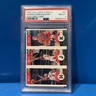 1996 Collectors Choice MICHAEL JORDAN Harper Kerr GOLD Bulls MINI Card B1 PSA 8