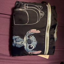 New Disney X Primark Stitch Foldable Travel Backpack NWT