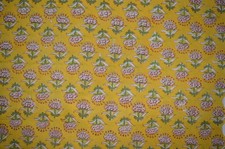 NO TARRIF CHARGES 100%✅ZK_184 Hand Block Floral Print 100%Cotton 2.5Yard Fabric#