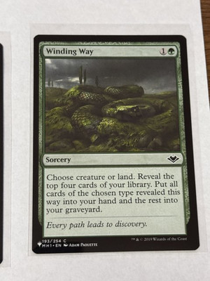 Winding Way The List Reprints